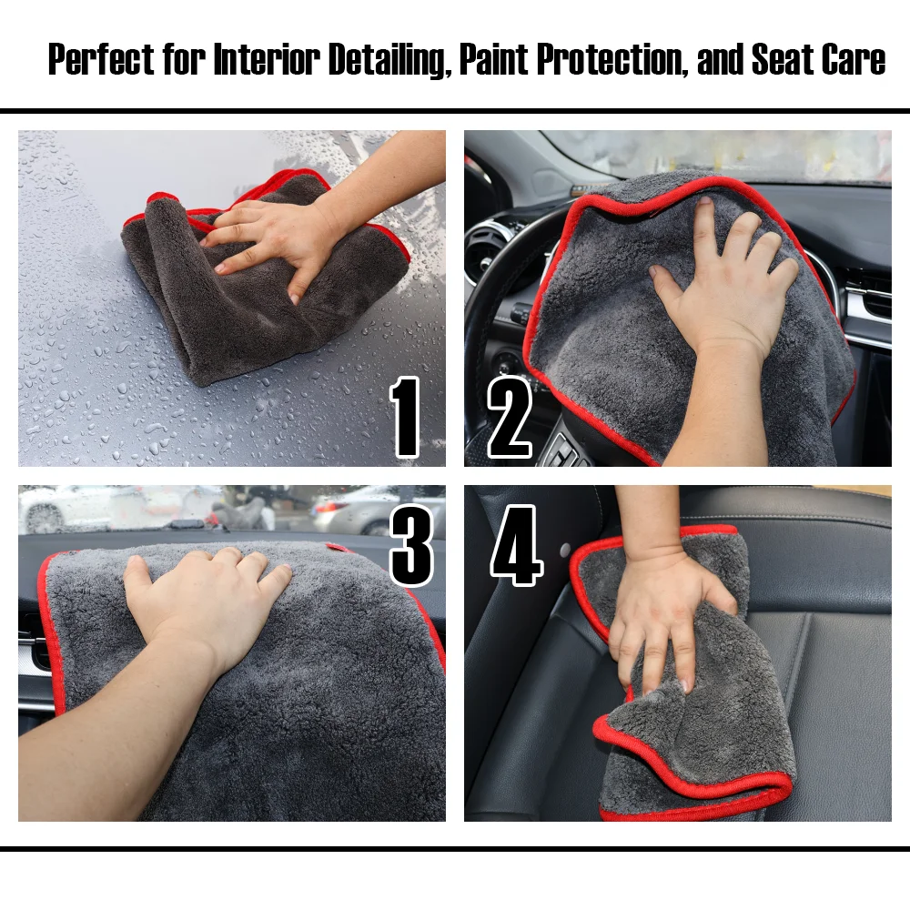 AUTOBRIGHT | Premium Microfibre Car Drying Towel 1200GSM 60x40cm