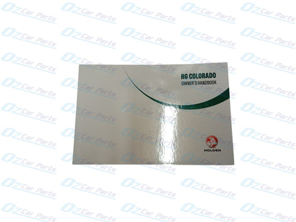 Owners Handbook Genuine for Holden Colorado RG 2012 - 2016