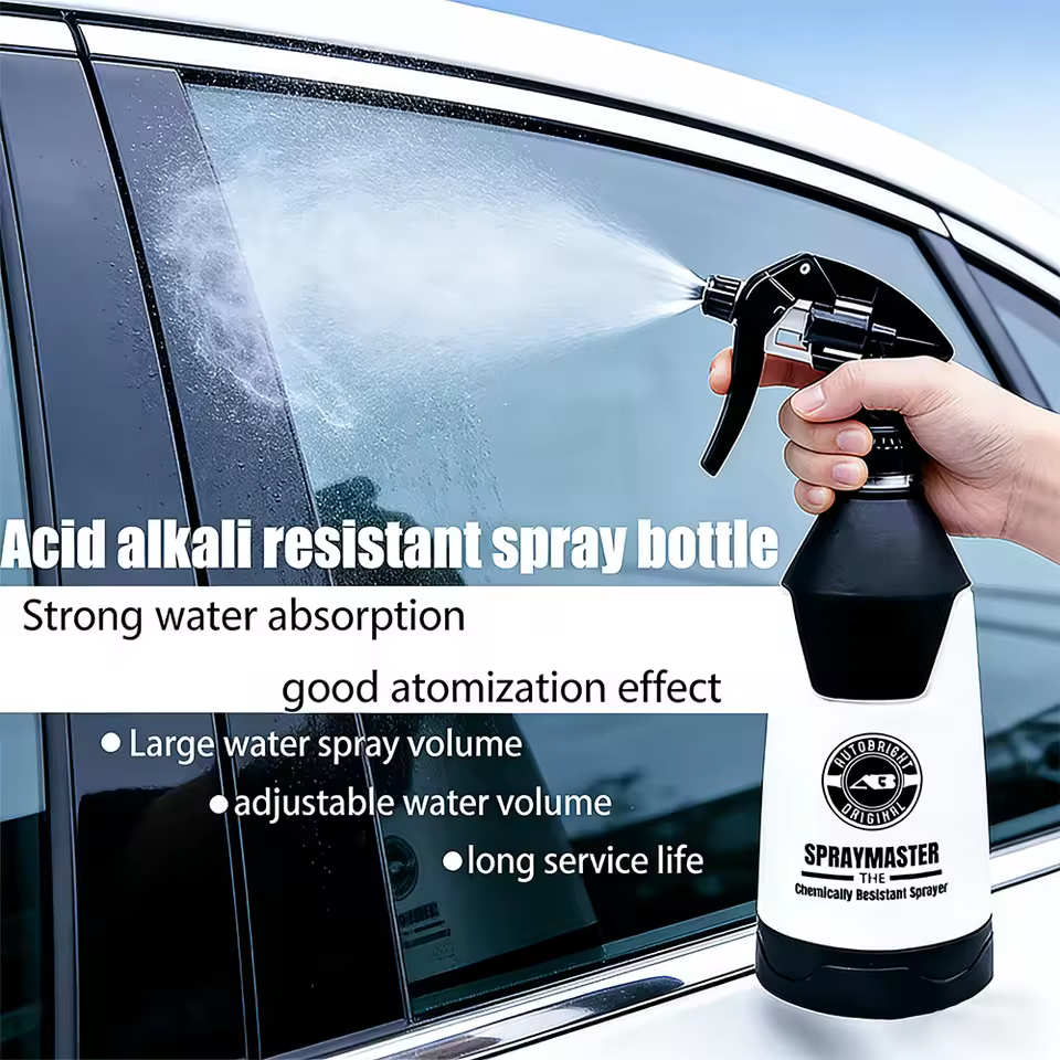 AUTOBRIGHT | SPRAYMASTER 1L Acid Alkali Resistant Spray Bottle