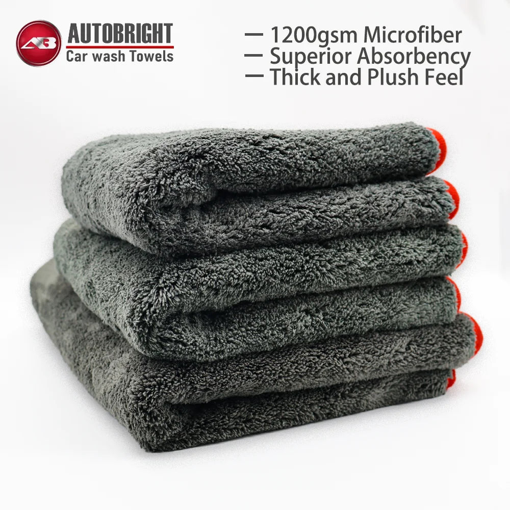 AUTOBRIGHT | Premium Microfibre Car Drying Towel 1200GSM 60x40cm