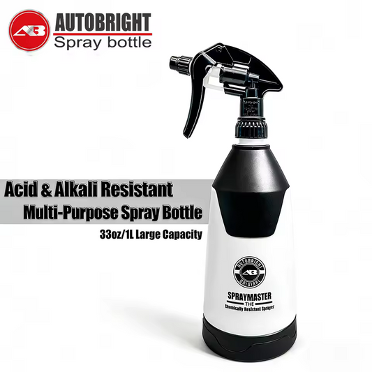 AUTOBRIGHT | SPRAYMASTER 1L Acid Alkali Resistant Spray Bottle