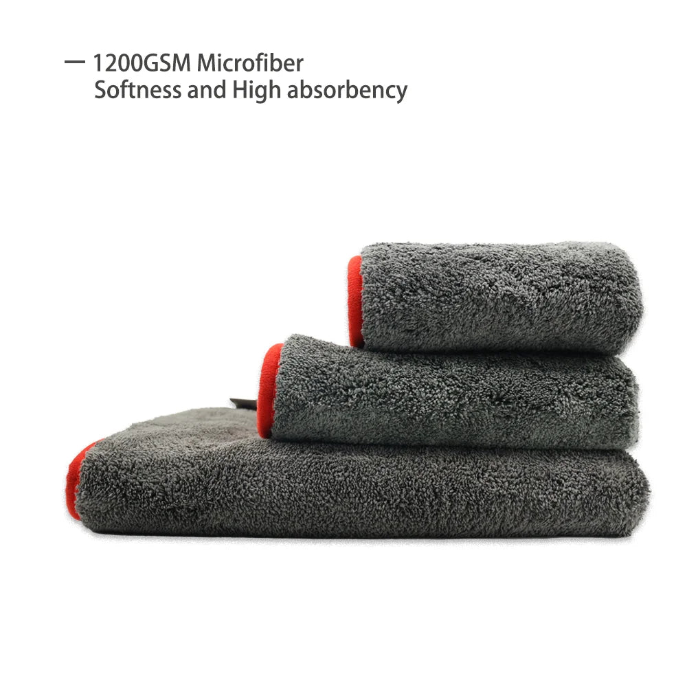 AUTOBRIGHT | Premium Microfibre Car Drying Towel 1200GSM 60x40cm