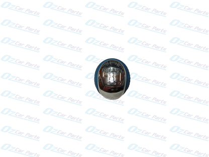 Manual Gear Knob Chrome Cap Blue Leather & Stitch for Holden Commodore VF V6