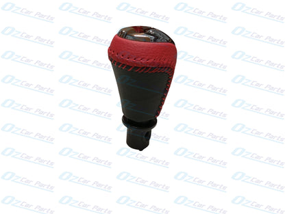Manual Gear Knob Chrome Cap Red Leather & Stitch for Holden Commodore VF V6