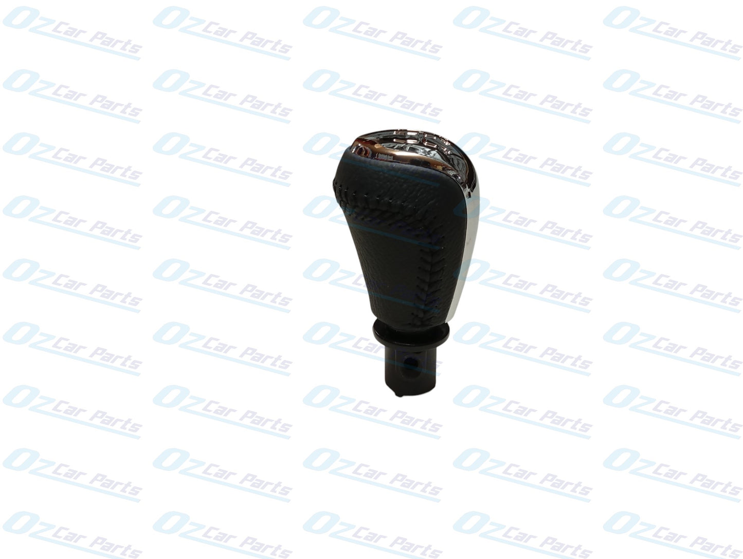Manual Gear Knob Chrome Cap Black Leather & Stitch for Holden Commodore VF V8
