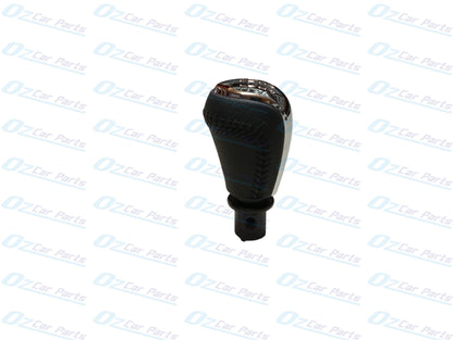 Manual Gear Knob Chrome Cap Black Leather & Stitch for Holden Commodore VF V8