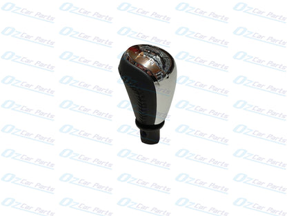 Manual Gear Knob Chrome Cap Black Leather & Stitch for Holden Commodore VF V8