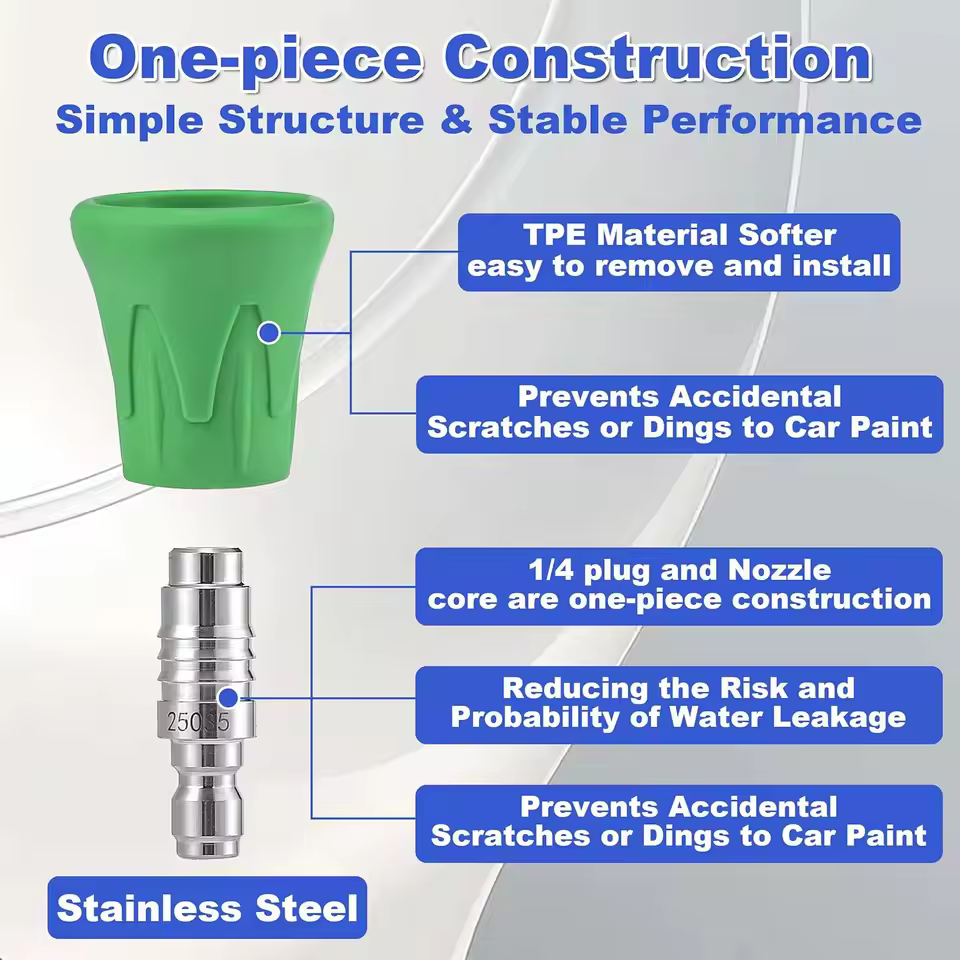 BEAR FORCE | Pressure Washer Soft Nozzels Tips (4PK)