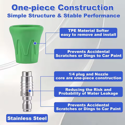 BEAR FORCE | Pressure Washer Soft Nozzels Tips (4PK)