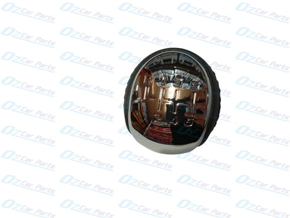 Manual Gear Knob Chrome Cap Black Leather & Stitch for Holden Commodore VF V6