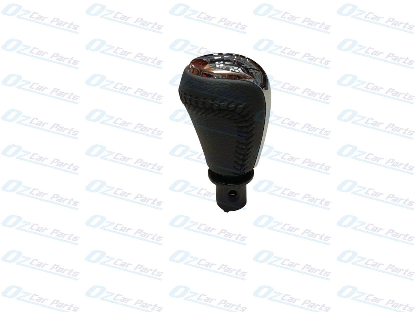 Manual Gear Knob Chrome Cap Black Leather & Stitch for Holden Commodore VF V6
