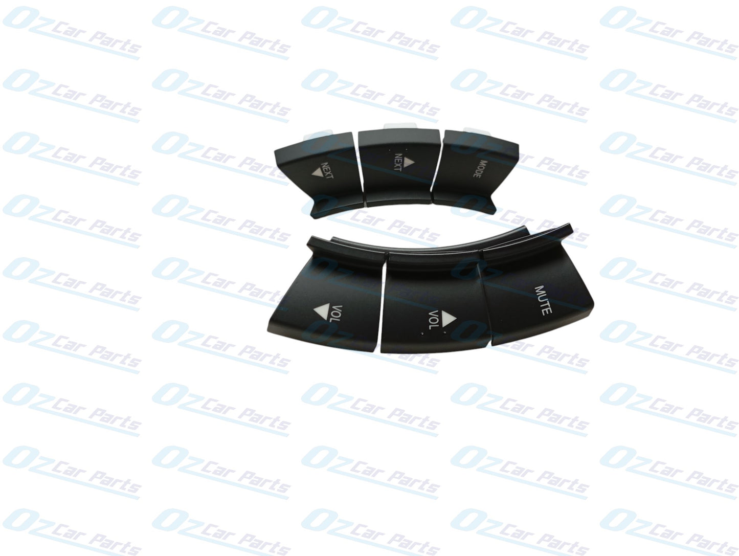 Steering Wheel Switch Buttons Set Black for Holden Commodore VY VZ WK WL