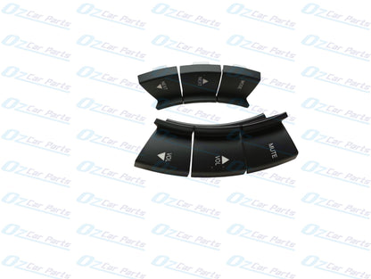 Steering Wheel Switch Buttons Set Black for Holden Commodore VY VZ WK WL