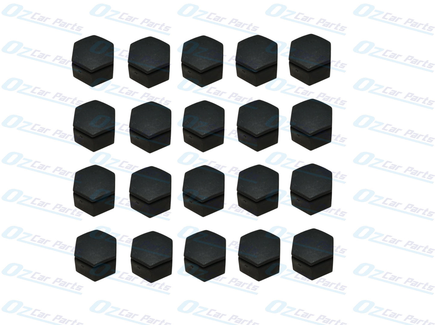 Wheel Nut Cap Covers Black Set of 20 Genuine for Holden Commodore VE VF SS SV6 WM WN