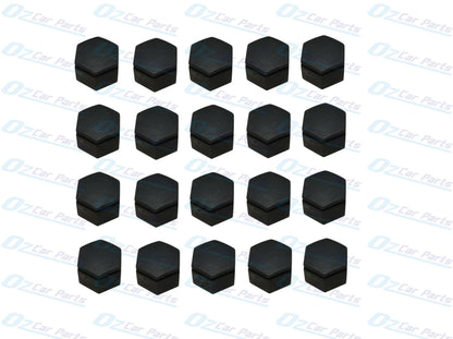 Wheel Nut Cap Covers Black Set of 20 Genuine for Holden Commodore VE VF SS SV6 WM WN