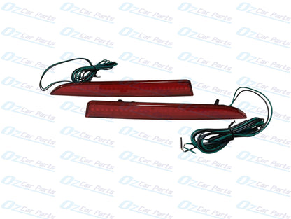 LED Red Rear Reflectors Pair for Holden Commodore VE VF SS SV6 SV8 SSV Sedan Wagon