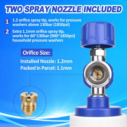 BEAR FORCE | Pressure Washer Foam Cannon V2 1/4” Quick Connector