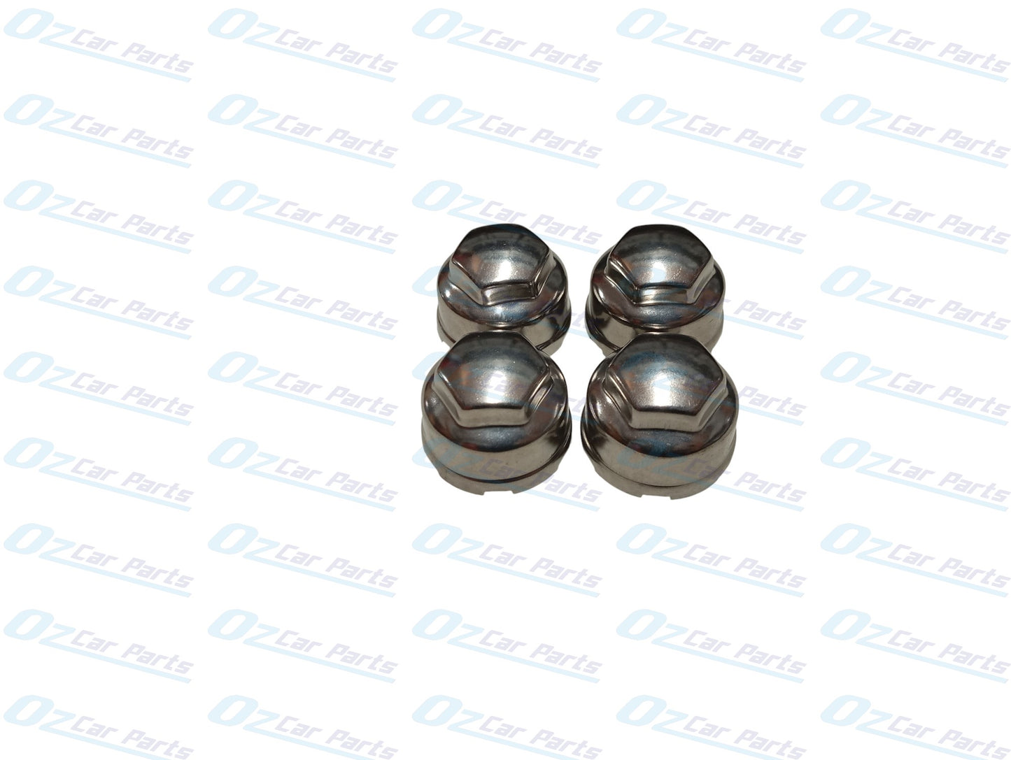 Lock Nute Covers Plastic Chrome Set of 4 Genuine for Holden Commodore VF VN 2013 - 2017
