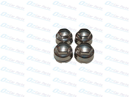 Lock Nute Covers Plastic Chrome Set of 4 Genuine for Holden Commodore VF VN 2013 - 2017
