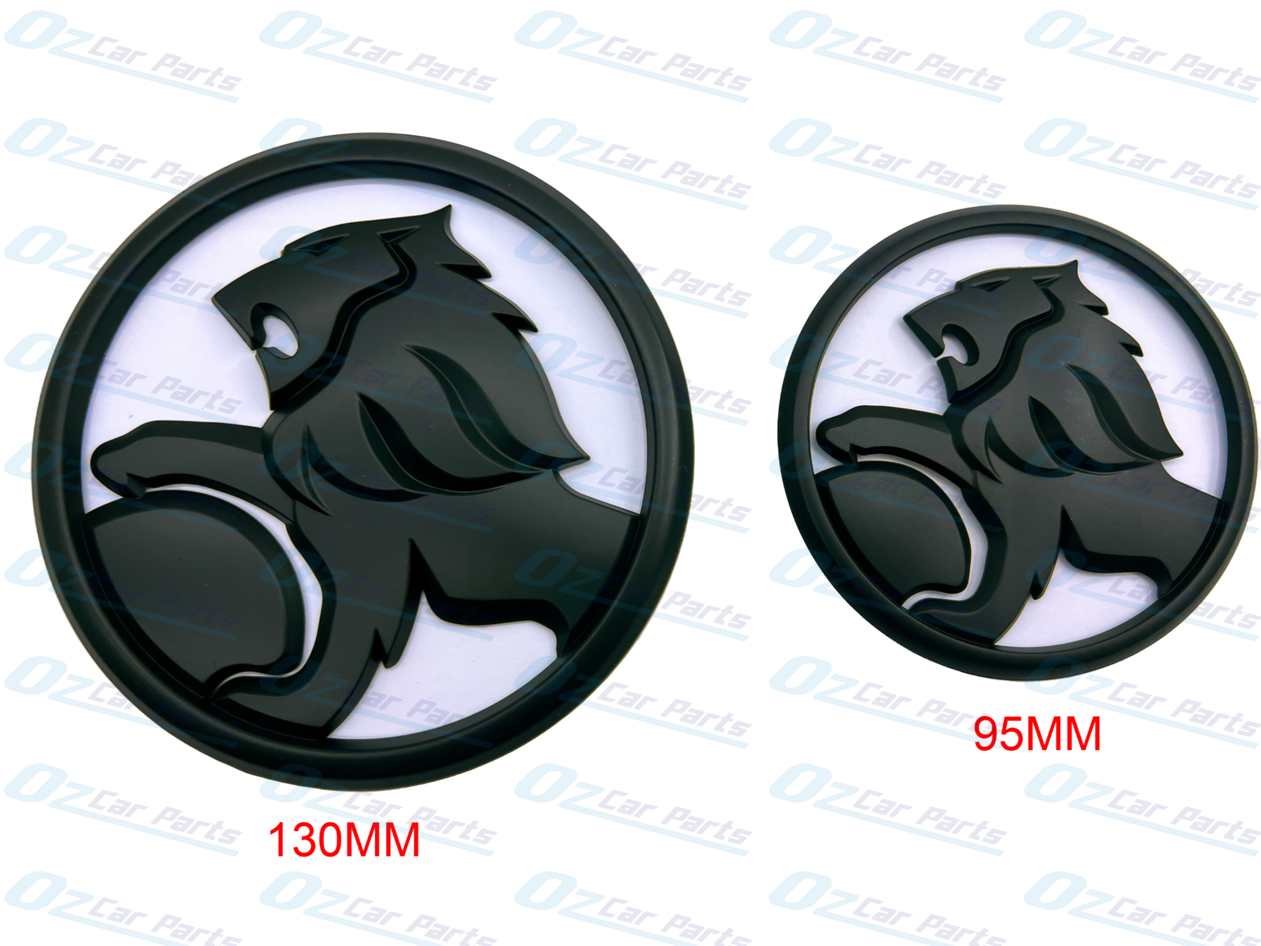 Matte Black Front And Back Rear Badge Set Pair for Holden Commodore VE ...