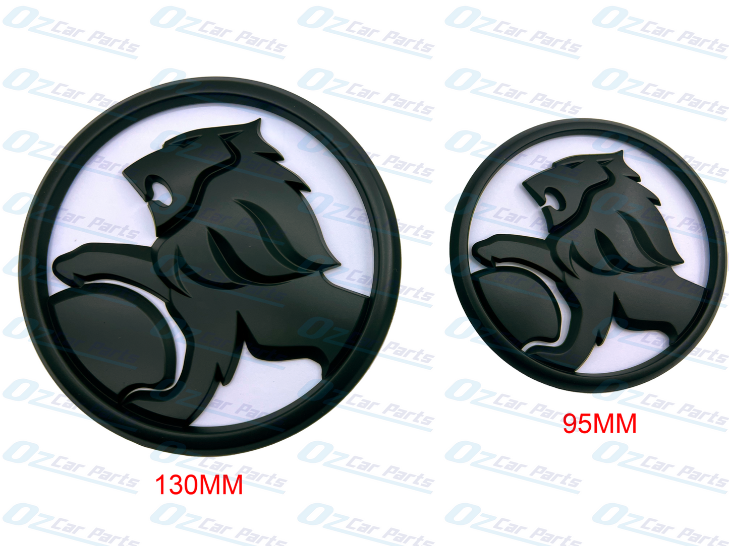 Matte Black Front And Back Rear Badge Set Pair for Holden Commodore VE VF SV6 SS SSV