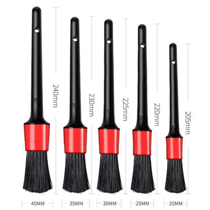 SEAMETAL | Round Detailing Brush 5 Pack Set
