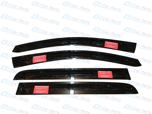 Weathershield Slimline Black Set of 4 Genuine for Holden Acadia 2018 - 2020