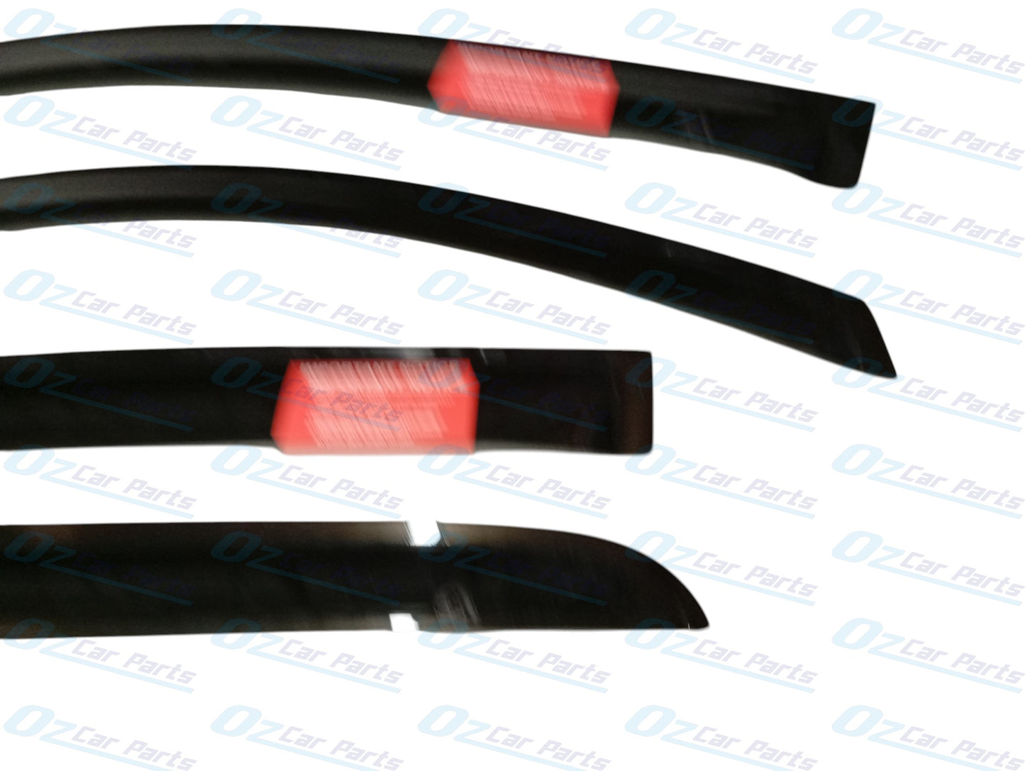 Weathershield Slimline Black Set of 4 Genuine for Holden RG Colorado Dual Cab 2013-2020
