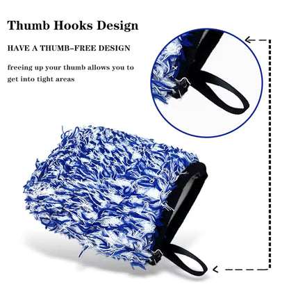 SEAMETAL | Mini Microfibre Car Wheel Wash Mitt