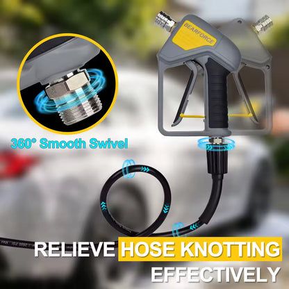 BEAR FORCE | High Pressure Short Washer Trigger Swivel Gun 3/8" Quick Connect