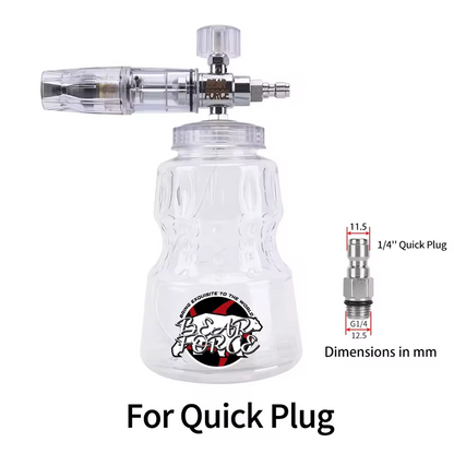 BEAR FORCE | Pressure Washer Foam Cannon 1/4” Quick Connector