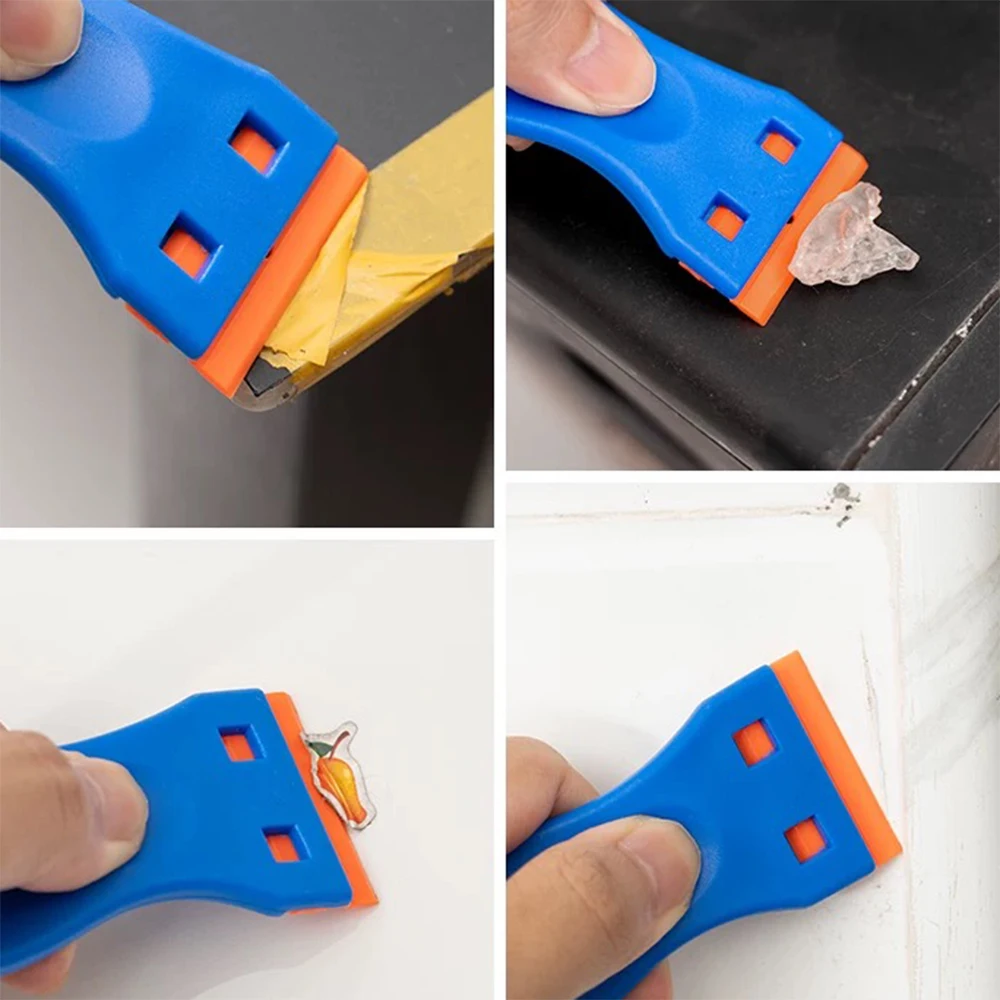 AUTOBRIGHT | Plastic Razor Scraper 2x Handles + 100x Blades