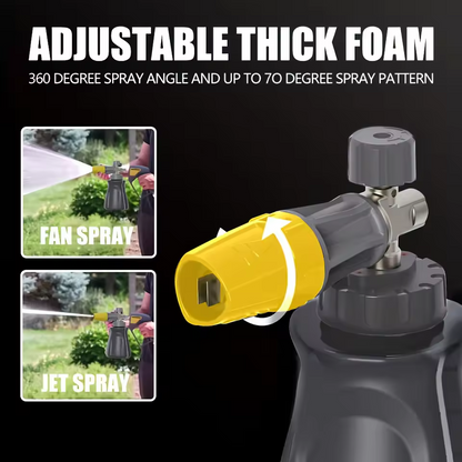 ROUE | Upgraded Pressure Washer Foam Cannon 1/4” Quick Connector