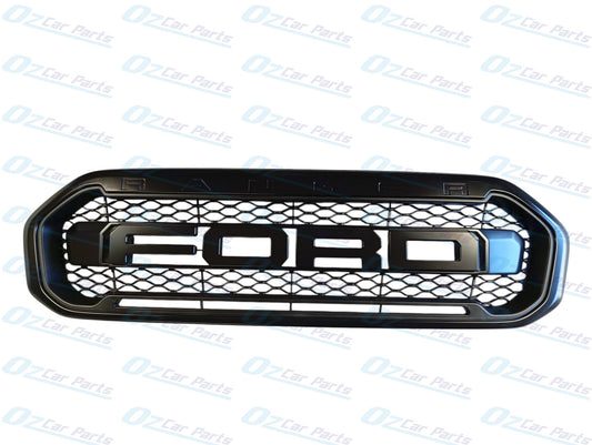 Front Grille Black Genuine for Ford Ranger PX-III XL-XLS-XLT-FX4 2018 - 2022