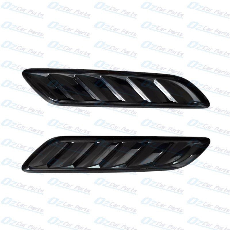 Universal Plastic Bonnet Vent Scoop Fit Pair for any Car with Flat Bonnet