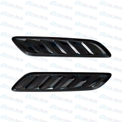 Universal Plastic Bonnet Vent Scoop Fit Pair for any Car with Flat Bonnet