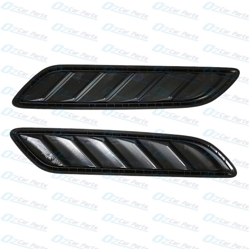 Universal Plastic Bonnet Vent Scoop Fit Pair for any Car with Flat Bonnet