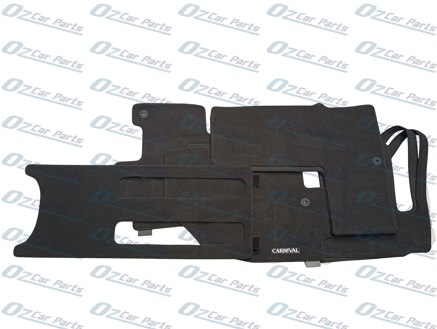 Carpet Floor Mats Full Set of 3 Rows Genuine for Kia Carnival YP 2015 - 2020