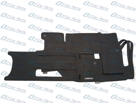 Carpet Floor Mats Full Set of 3 Rows Genuine for Kia Carnival YP 2015 - 2020