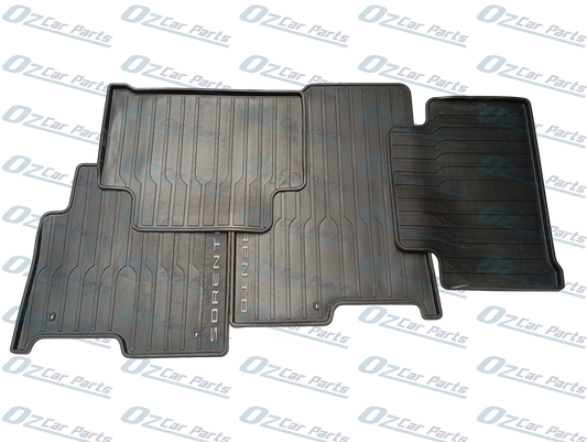 Rubber Floor Mat Full Set Genuine for Kia Sorento MQ4 2020 - On