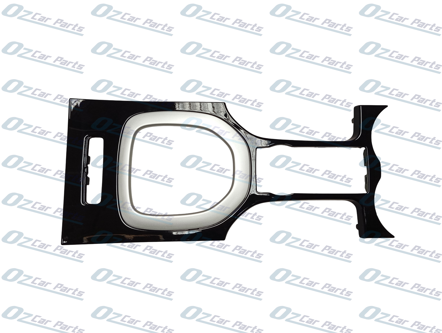 Gear Surround Centre Console Trim Gloss Black Silver Ring for Holden Commodore VE From 2006 - 2013