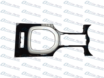 Gear Surround Centre Console Trim Gloss Black Silver Ring for Holden Commodore VE From 2006 - 2013