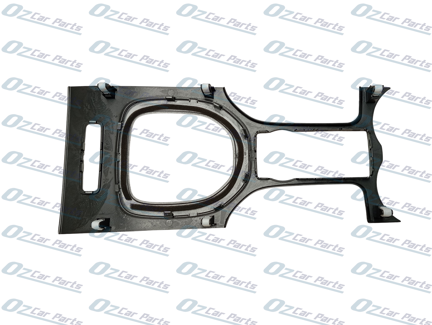 Gear Surround Centre Console Trim Gloss Black Silver Ring for Holden Commodore VE From 2006 - 2013