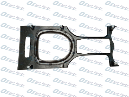 Gear Surround Centre Console Trim Gloss Black Silver Ring for Holden Commodore VE From 2006 - 2013