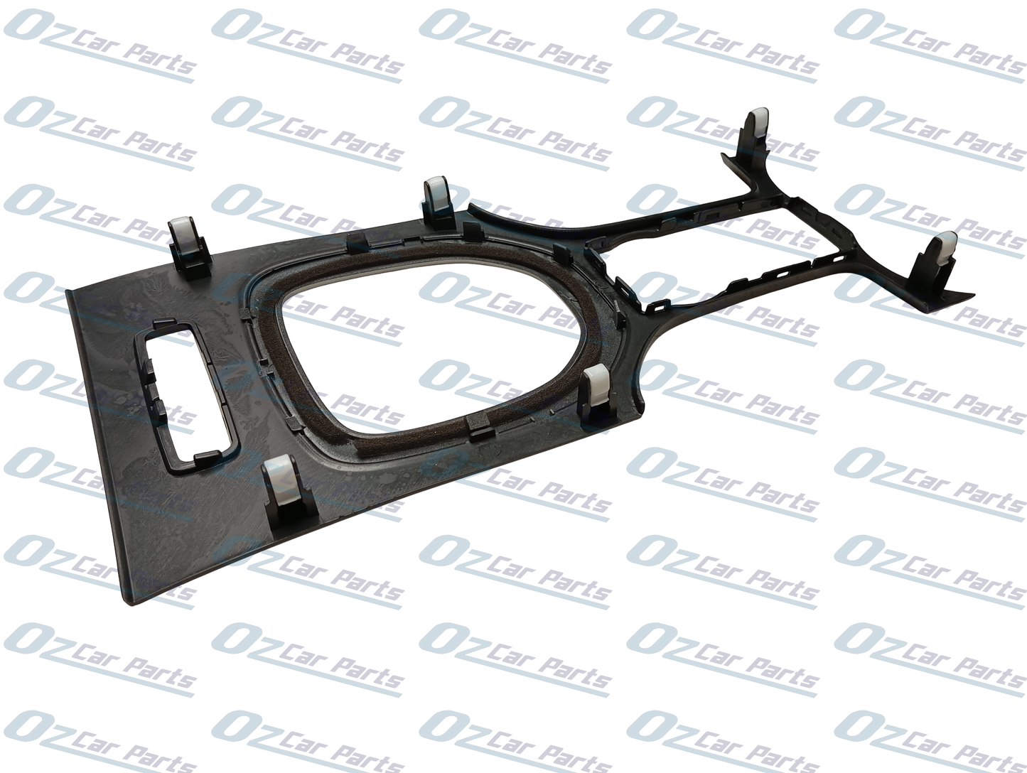 Gear Surround Centre Console Trim Gloss Black Silver Ring for Holden Commodore VE From 2006 - 2013