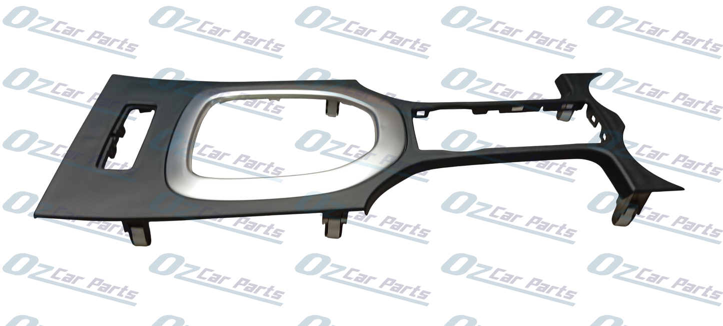 Gear Surround Centre Console Trim Black with Silver Ring for Holden Commodore VE