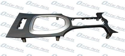 Gear Surround Centre Console Trim Black with Silver Ring for Holden Commodore VE