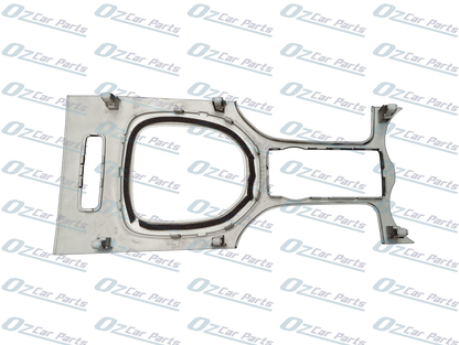 Gear Surround Centre Console Trim Black with Silver Ring for Holden Commodore VE