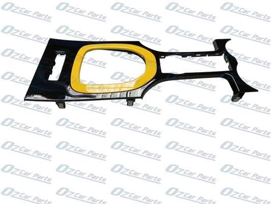 Gear Surround Centre Console Trim Black with Yellow Ring for Holden Commodore VE