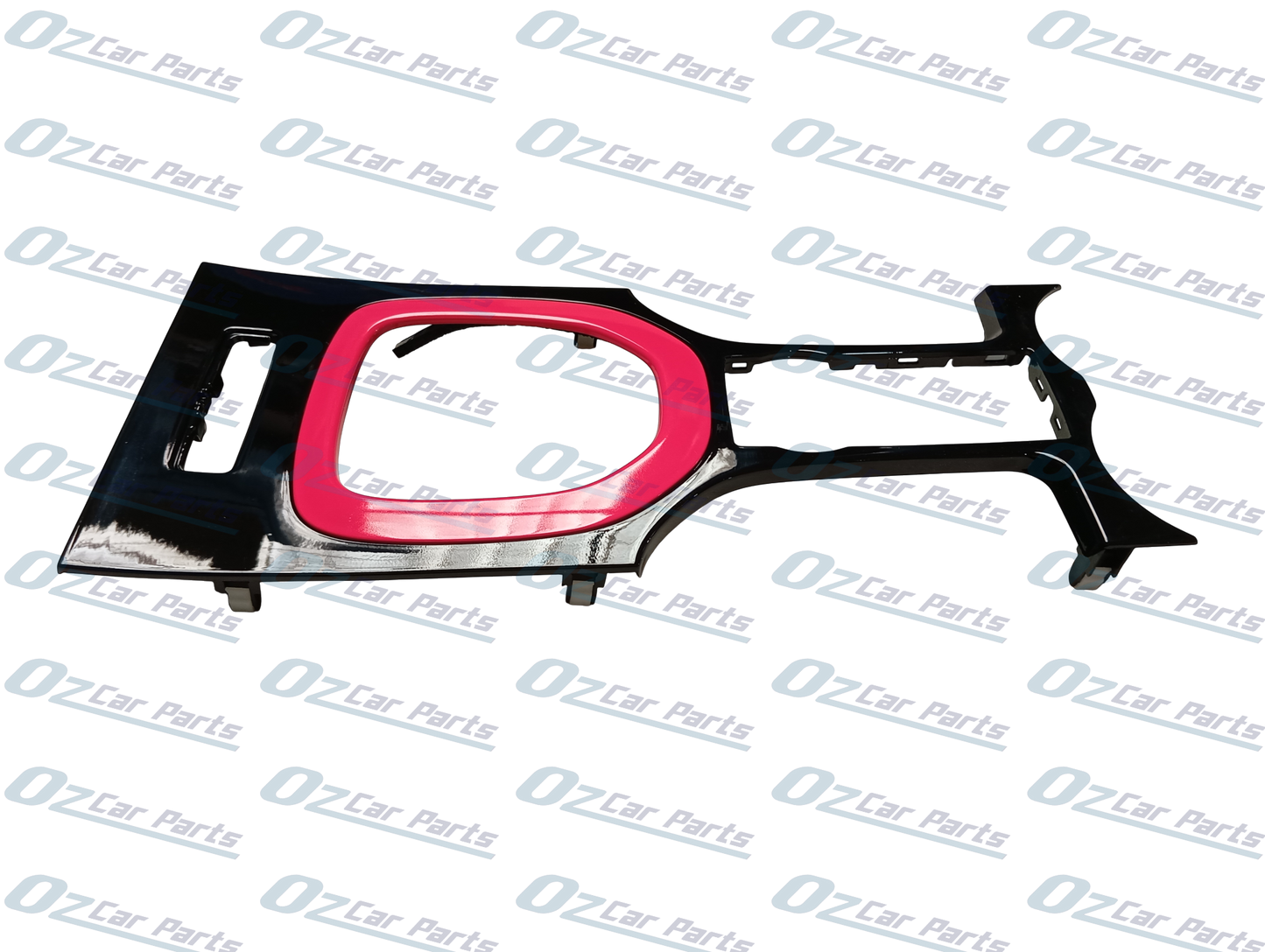 Gear Surround Centre Console Trim Shiny Black with Red Ring for Holden Commodore VE